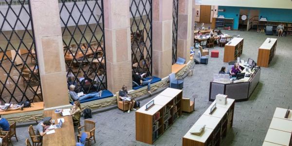 Interior of Norlin Library