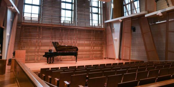 Chamber Hall in the Imig Music building
