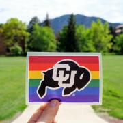 CU Buffs pride sticker