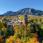 Autumn colors on the CU Boulder campus (Casey Cass)