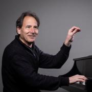 David Korevaar plays piano
