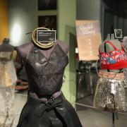 Recycled Runway couture on display at CU Museum of Natural History