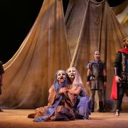 CU theater students perform Euripides' Hecuba on stage